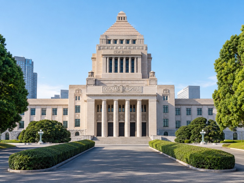 国会議事堂をイメージしたビジュアル